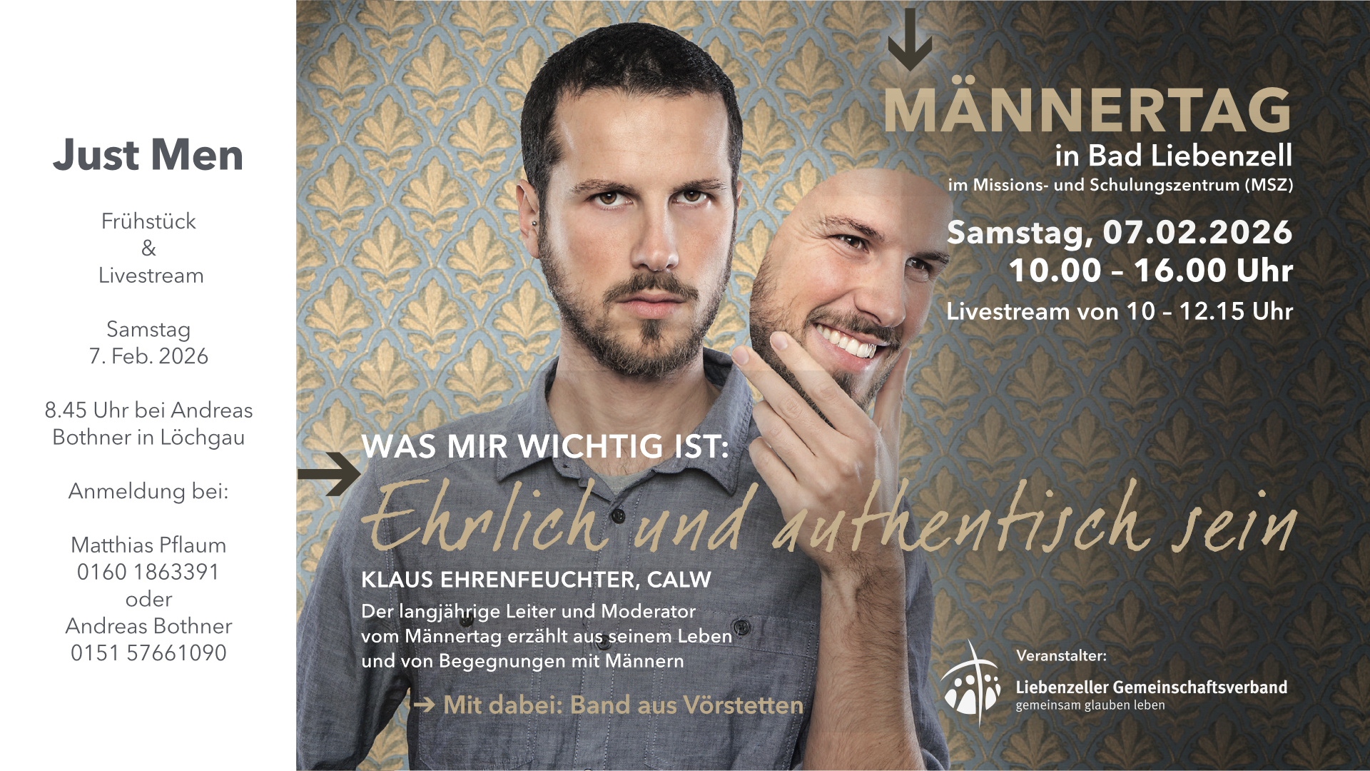 Männertag gemeinsam online schauen