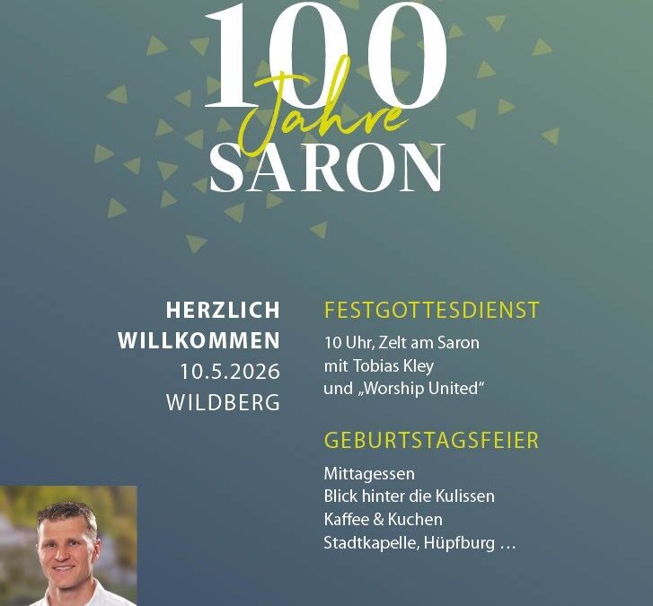 Jubiläumsveranstaltung 100 Jahre Haus Saron