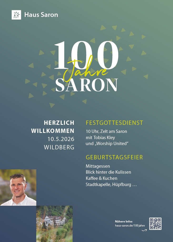 Jubiläumsveranstaltung 100 Jahre Haus Saron