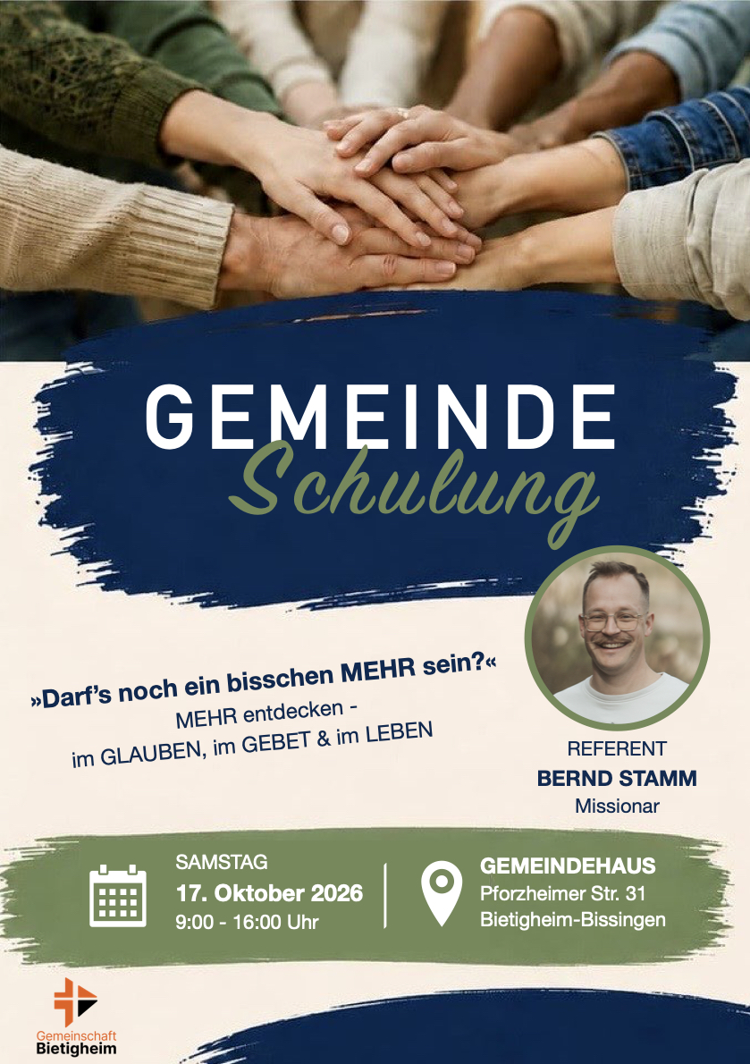 Schulung für Ehrenamtliche