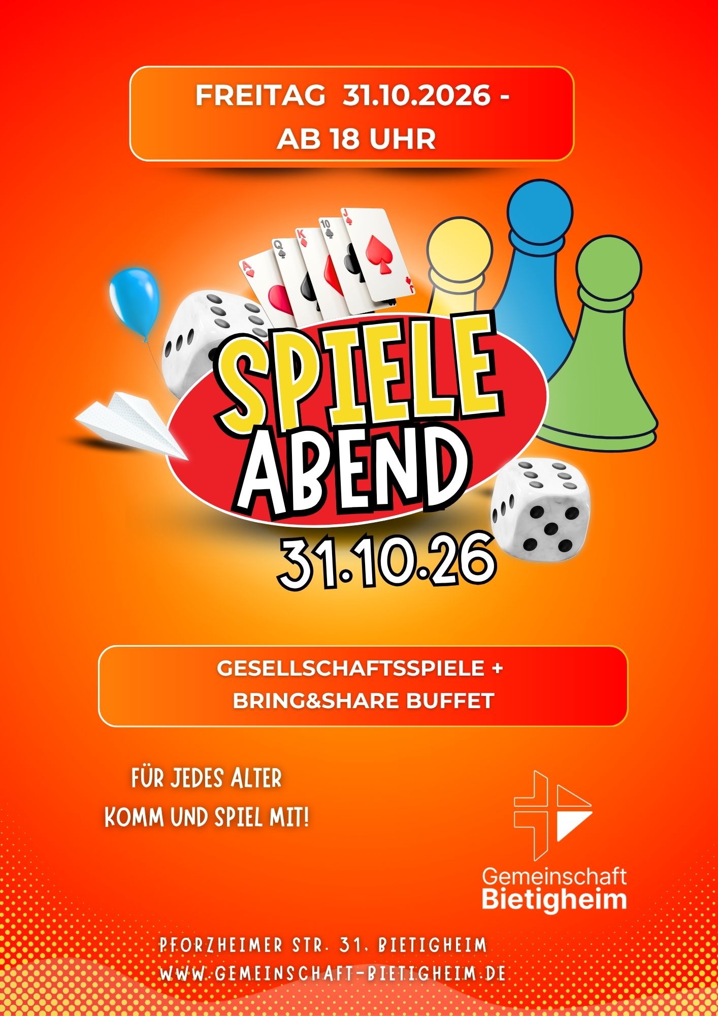 Spieleabend für Groß & Klein